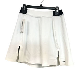 Splits59 Womens White Indigo Blake Regular Rise Techflex Skort Sz S